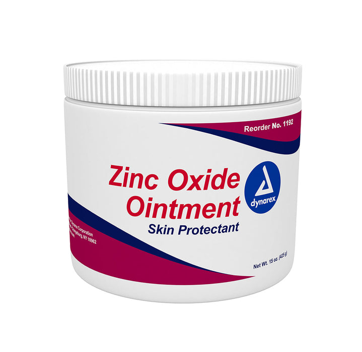 Dynarex Zinc Oxide Ointment, 15 oz Jar