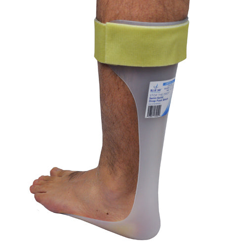 Semi-solid Ankle Foot Orthosis Drop Foot Brace Medium Left