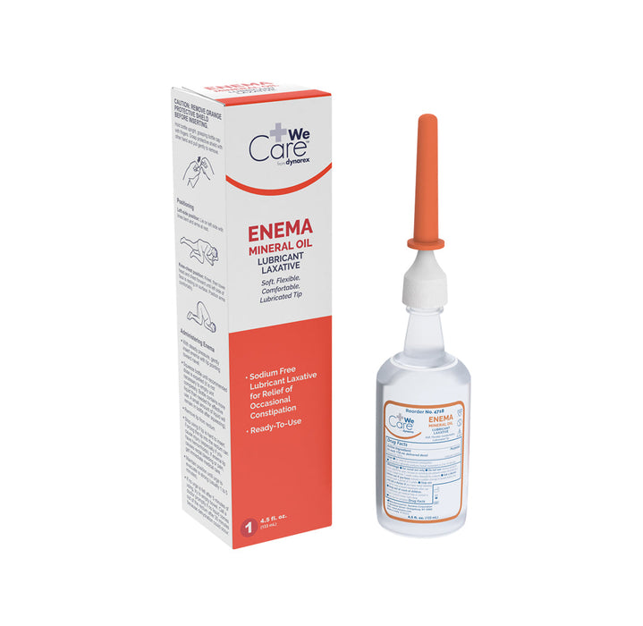 Enema With Mineral Oil Laxative