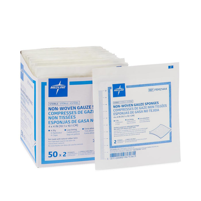 Medline Sterile Nonwoven Gauze Sponges