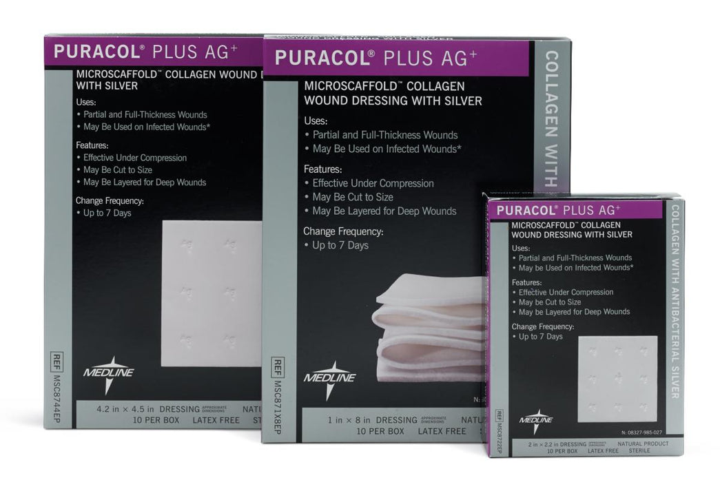 Puracol Plus AG+ Collagen Wound Dressings with Silver