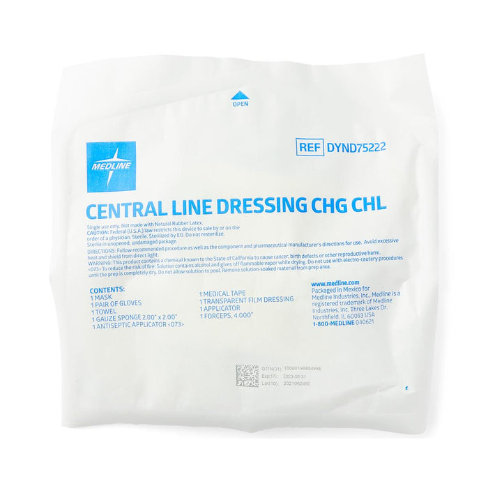 Medline Central Line Dressing Trays