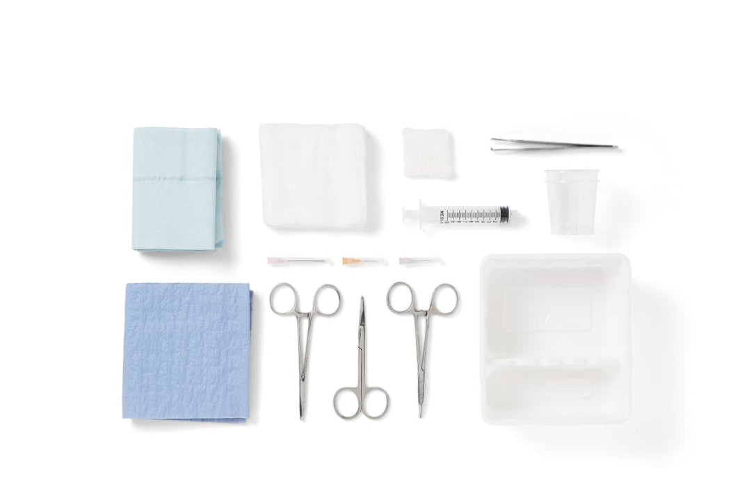 Laceration Trays with COMFORT LOOP Instruments