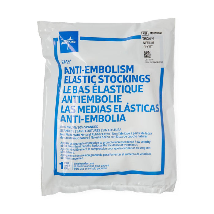 Medline EMS Thigh-High Anti-Embolism Stockings