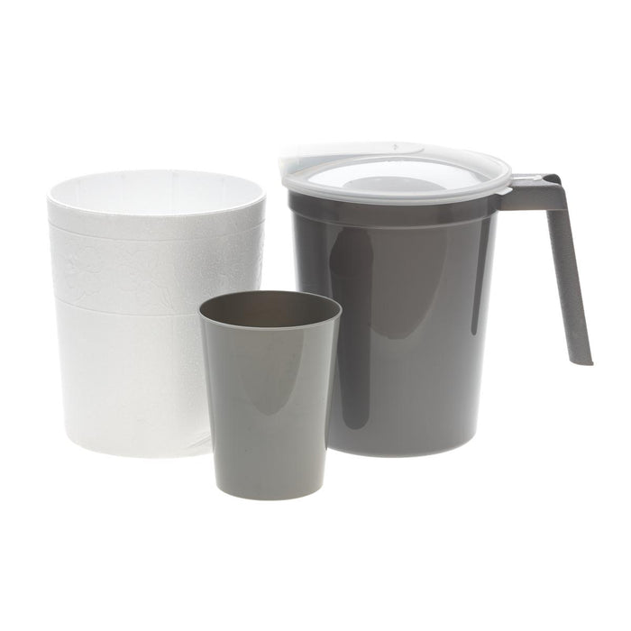Water Pitcher and Tumbler Set with Foam Outer Jacket
