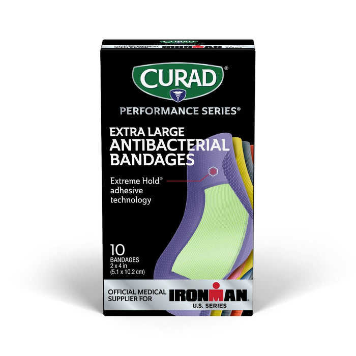 CURAD Performance Series IRONMAN Antibacterial Bandages