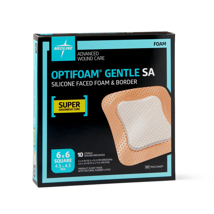 Optifoam Gentle SA Silicone-Faced Foam Dressings