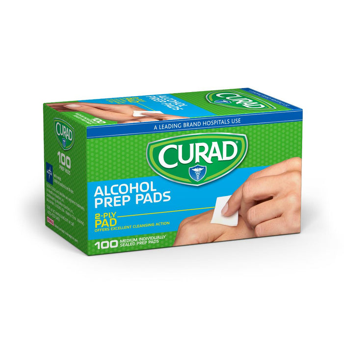 CURAD Medium 2-Ply Sterile Alcohol Prep Pads