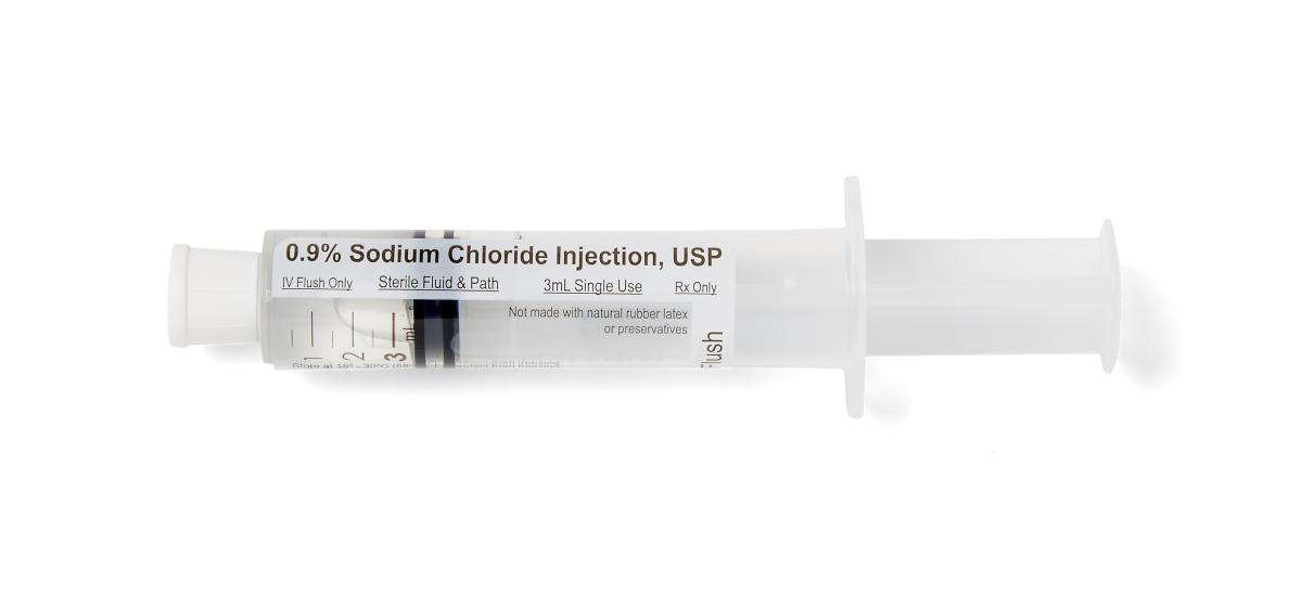 Syringes Prefilled with Saline