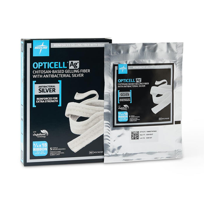 Opticell Ag+ Silver Antibacterial Gelling Fiber Wound Dressings