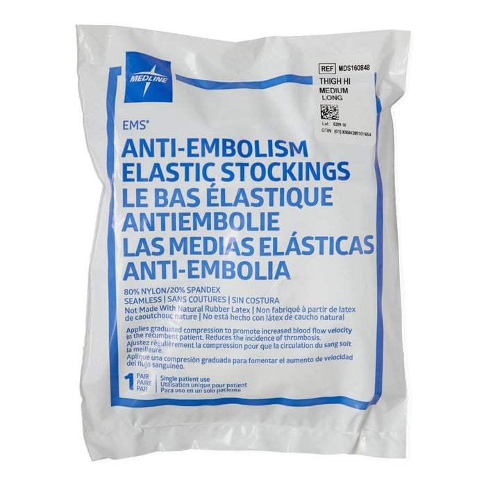 Medline EMS Thigh-High Anti-Embolism Stockings