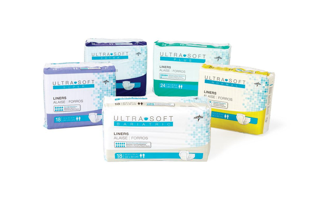 Ultrasoft Cloth-Like Incontinence Liners