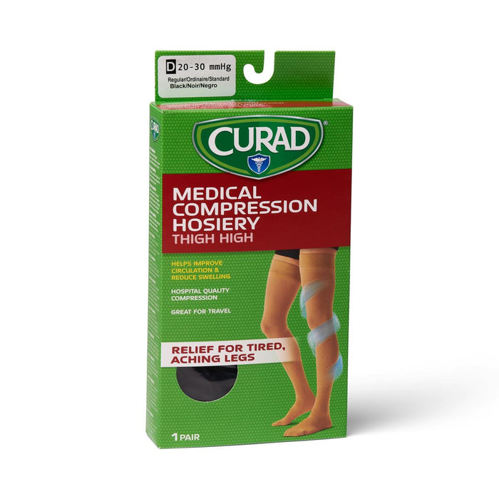 CURAD Thigh-High Compression Hosiery