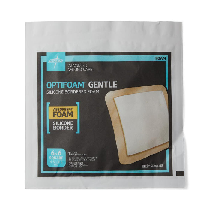 Optifoam Gentle Foam Dressings with Silicone Adhesive Border