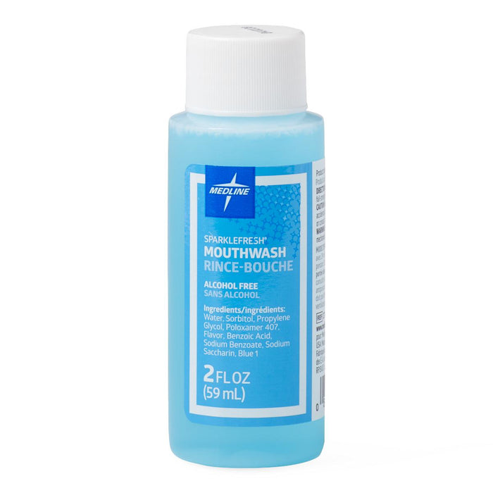 Medline Sparkle Fresh Alcohol-Free Mouthwash