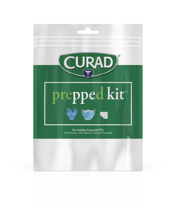 CURAD Prepped Kit 9-Piece PPE Packs