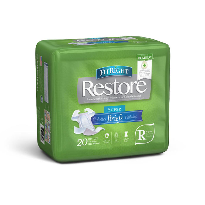 FitRight Restore Super Incontinence Briefs with Remedy Phytoplex