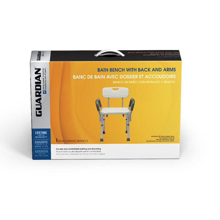 Medline Knockdown Bath Bench with Arms