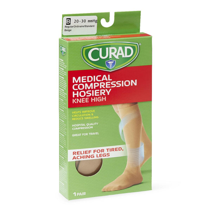 CURAD Knee-High Compression Hosiery