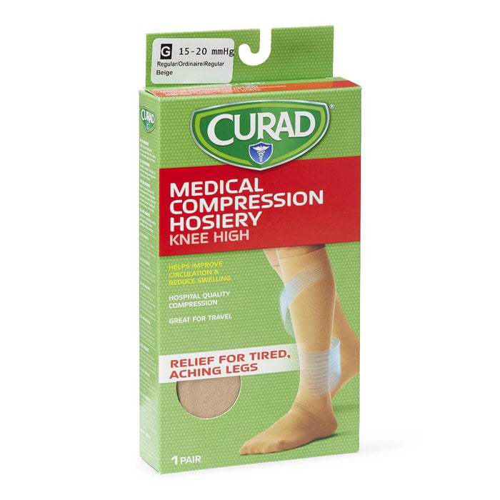 CURAD Knee-High Compression Hosiery