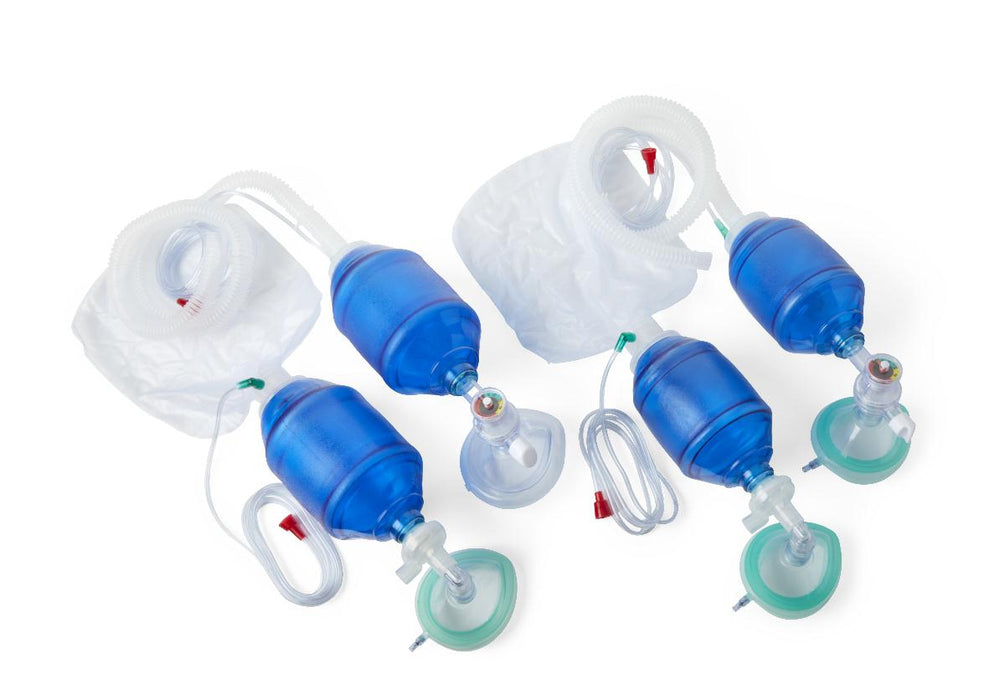 Adult Bag Valve Mask (BVM) Manual Resuscitators