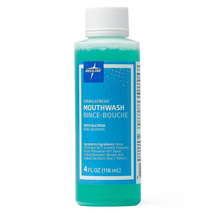 Medline SparkleFresh Mouthwash with Alcohol