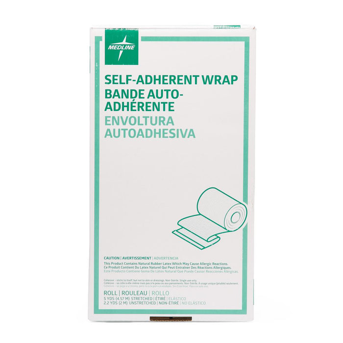 Medline Nonsterile Self-Adherent Cohesive Latex Wraps