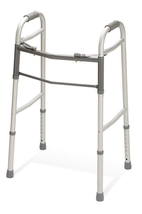 Medline Youth 2-Button Folding Walkers without Wheels