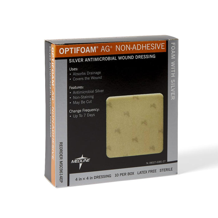 Optifoam Ag+ Nonadhesive Foam Dressings