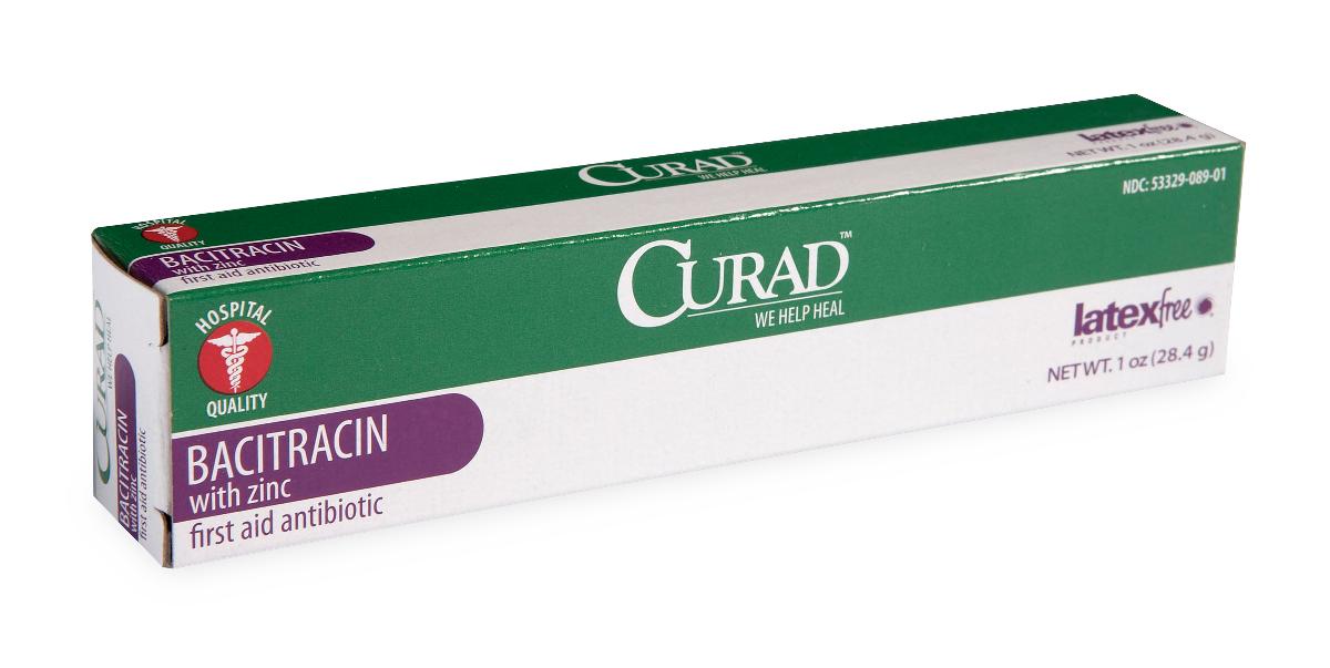 CURAD Bacitracin Antibiotic Ointments with Zinc