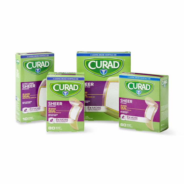 CURAD Sheer Adhesive Bandages