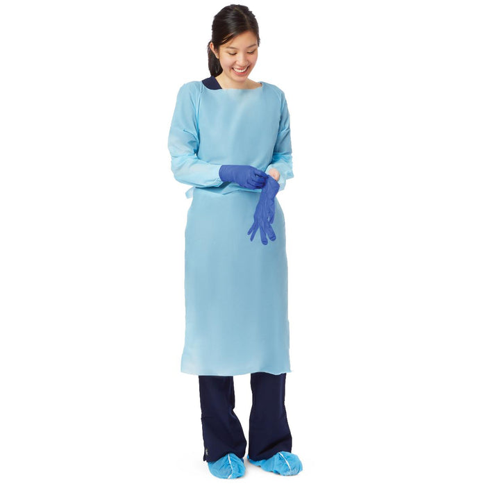 Disposable Fluid-Resistant Polyethylene Film Heavyweight Gowns