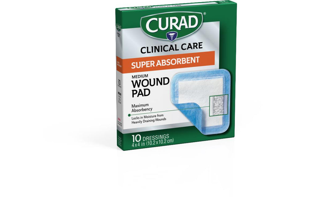 CURAD Clinical Advances Super Absorbent Polymer Wound Dressings