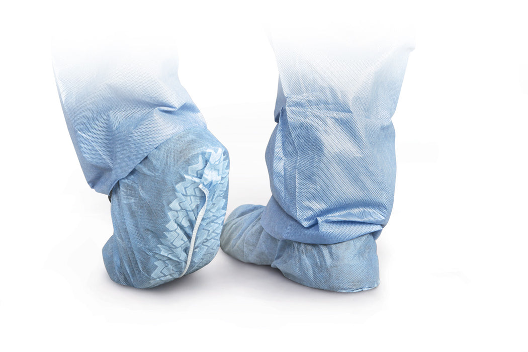 Medline Spunbonded Polypropylene Nonskid Shoe Covers