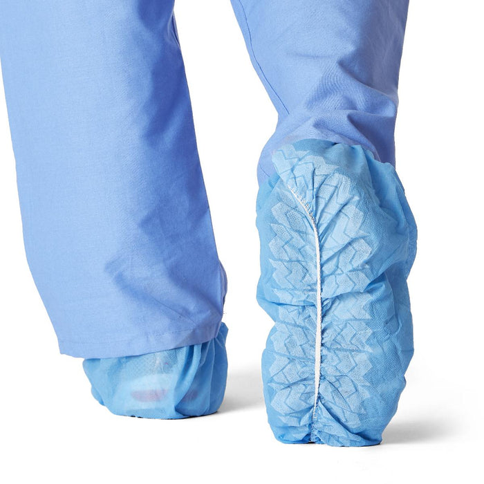 Medline Spunbonded Polypropylene Nonskid Shoe Covers
