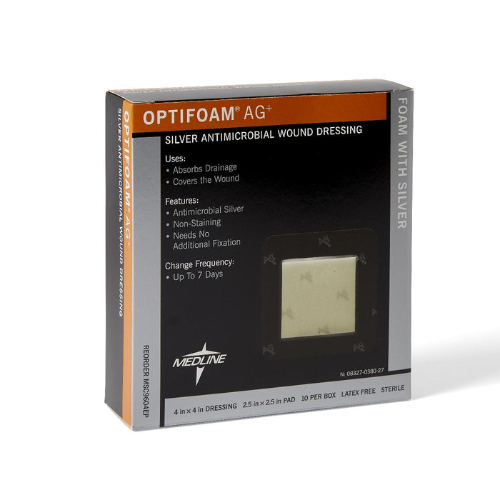 Optifoam Ag+ Adhesive Foam Dressings