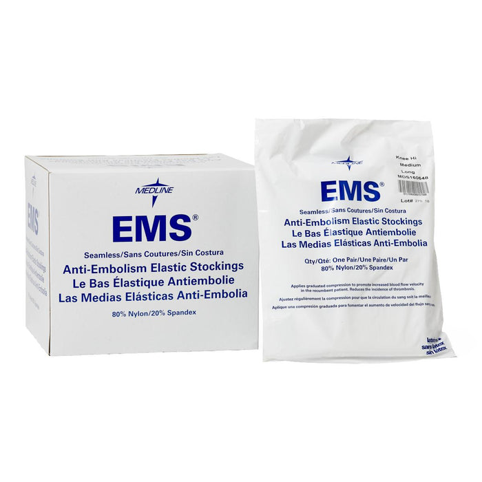 Medline EMS Knee-High Anti-Embolism Stockings