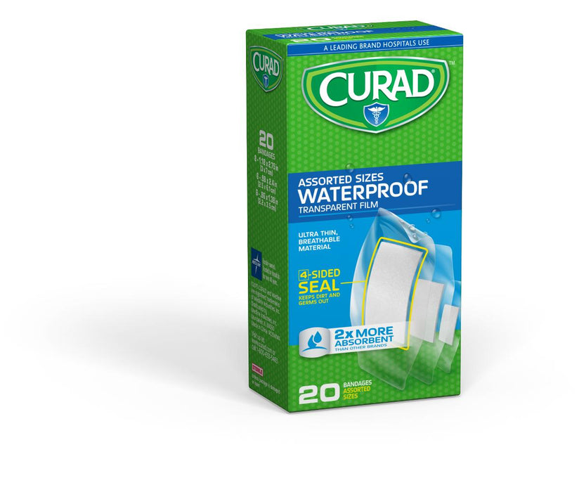 CURAD Clear Waterproof Adhesive Bandages