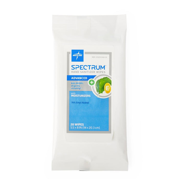 Spectrum Advanced Hand Sanitizer Wipes