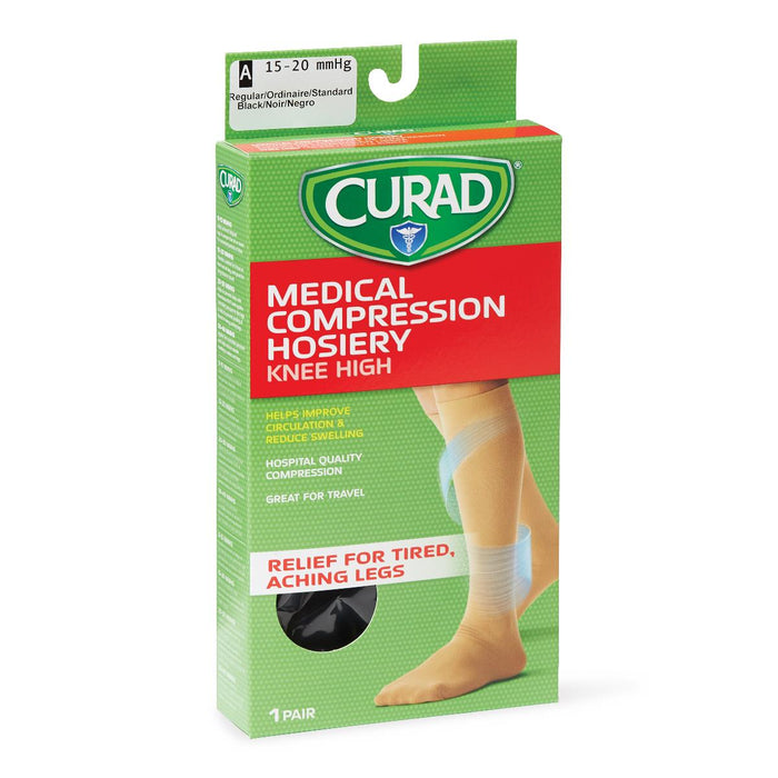 CURAD Knee-High Compression Hosiery