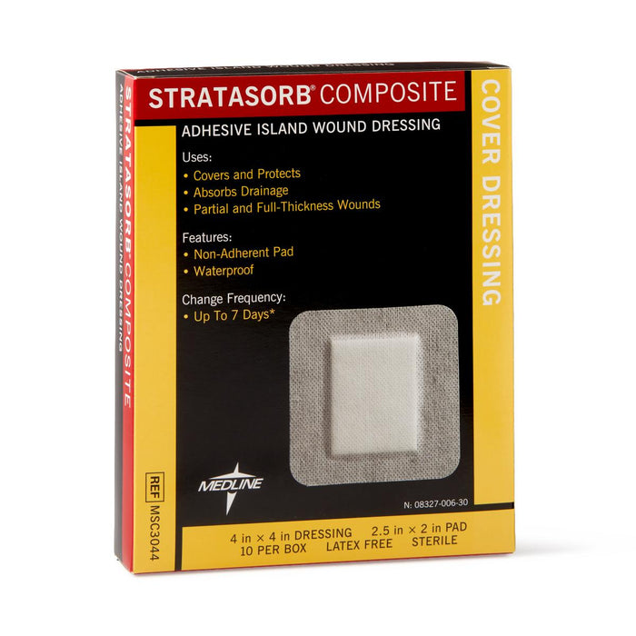 Stratasorb Waterproof Adhesive Island Wound Dressings