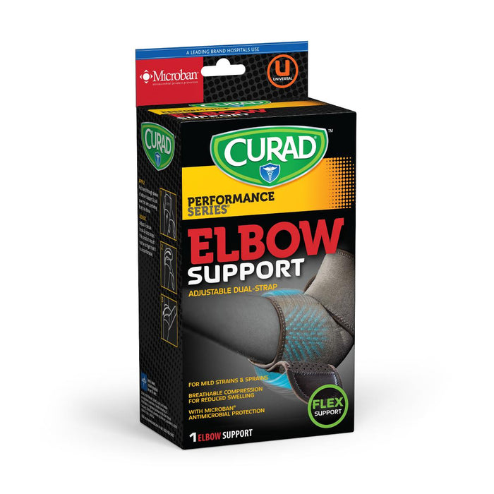 CURAD Wraparound Elbow Supports with Microban