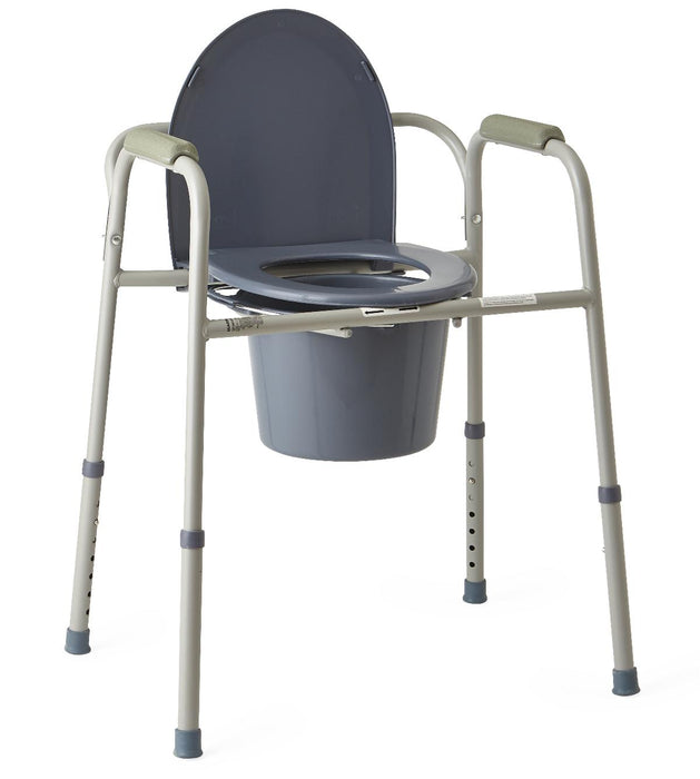 Medline Steel Bedside Commode