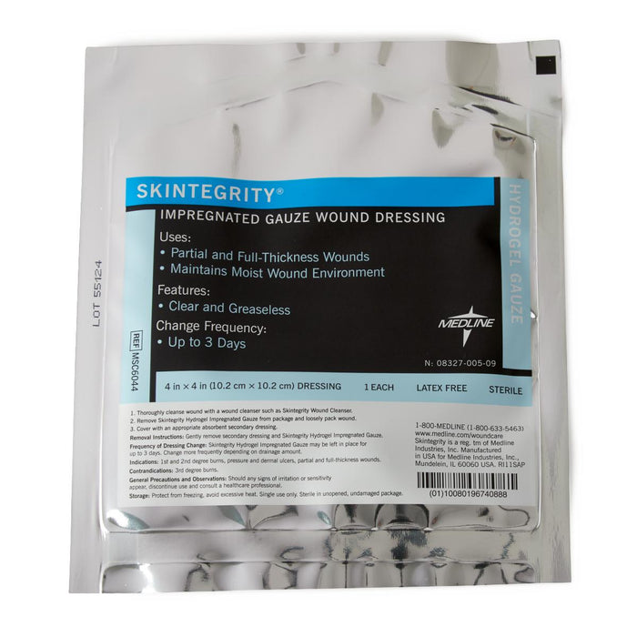 Skintegrity Hydrogel Impregnated Gauze Wound Dressing