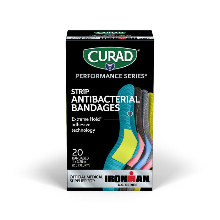 CURAD Performance Series IRONMAN Antibacterial Bandages