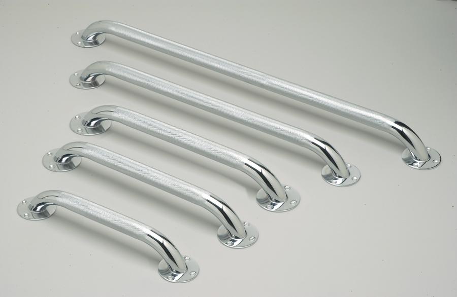 Medline Knurled Chrome Grab Bars