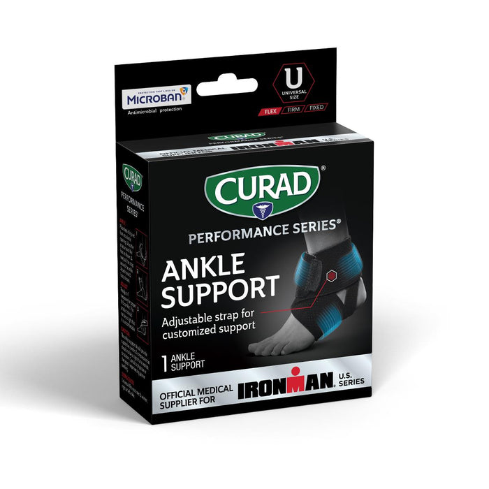 CURAD Performance Series IRONMAN Adjustable Ankle Wraps