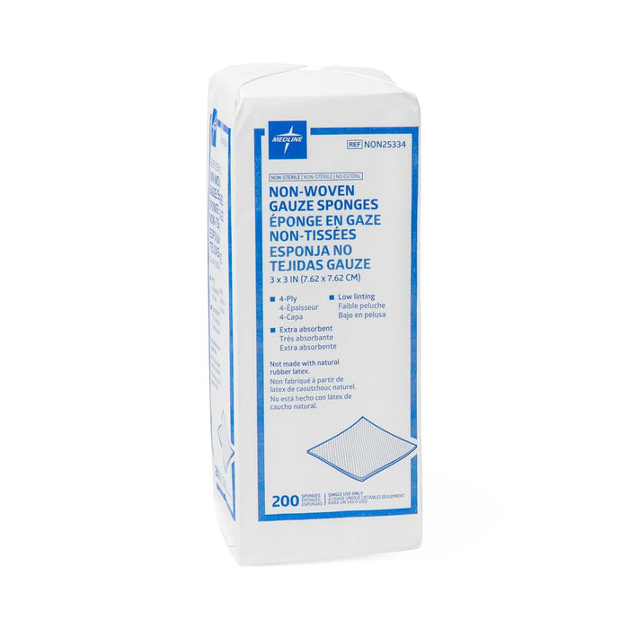 Medline Standard Nonsterile Nonwoven Gauze Sponges