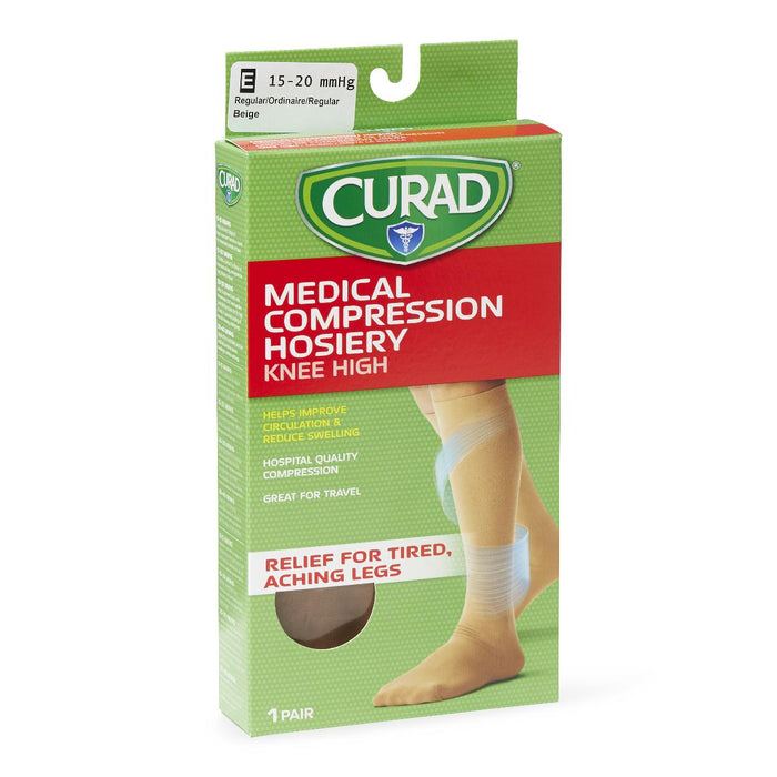 CURAD Knee-High Compression Hosiery