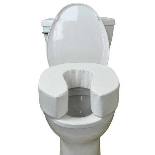 Elevate Me Softly Blue Jay 4  Raised Soft Toilet Seat